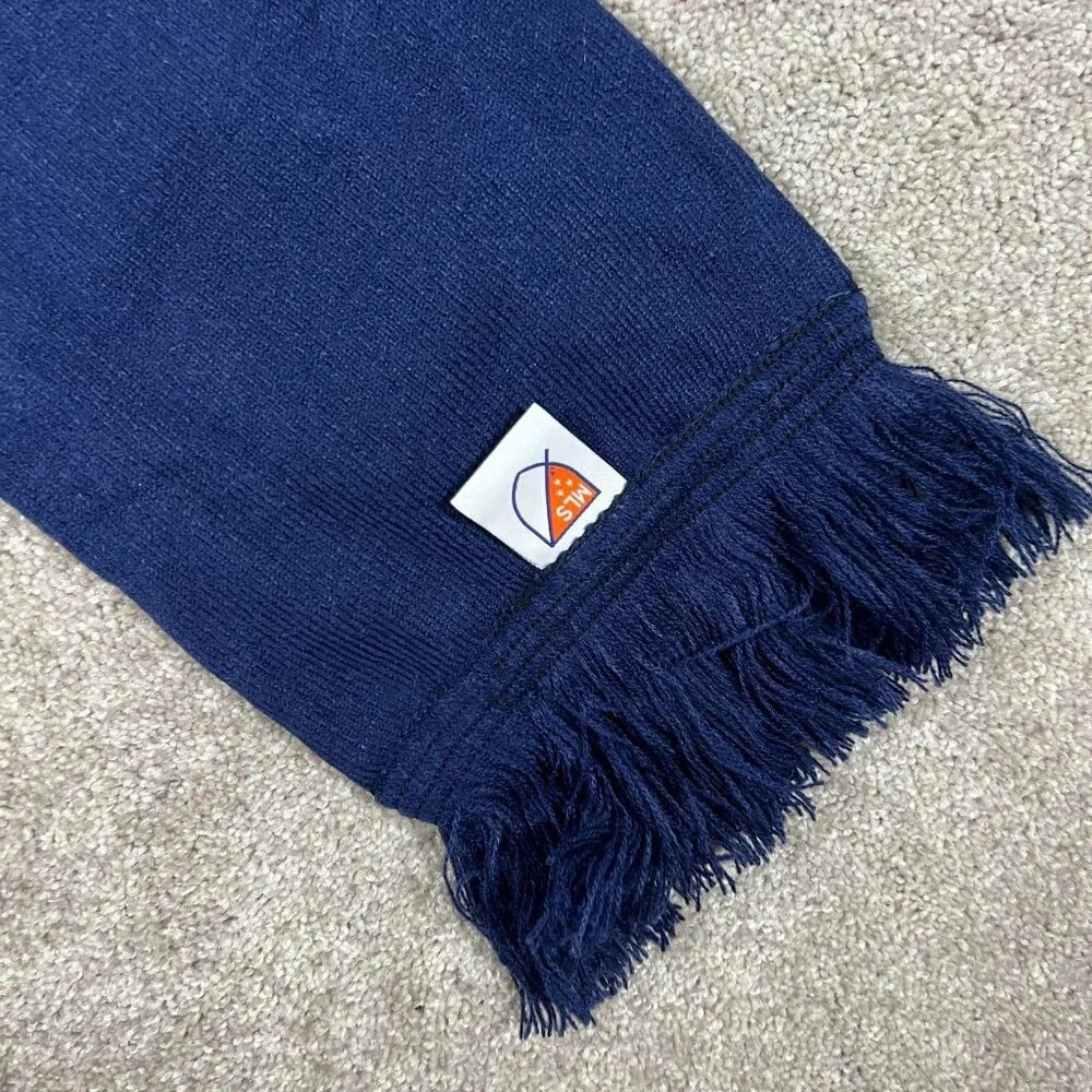 Adidas Unisex One Size Blue Colorblock New York City FC MLS Soccer‎ Scarf NWT